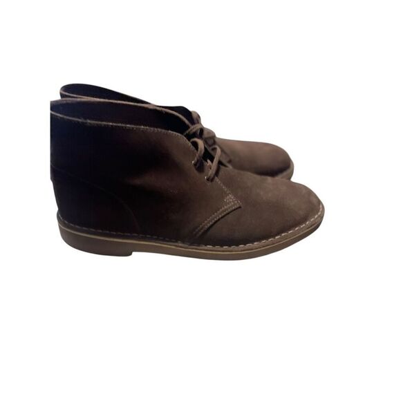 Clarks Mens Brown Bushacre 3 Sand Suede Leather Lace Up Ankle Boots Size 12 - Picture 5 of 13